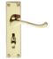 CARLISLE BRASS DL54WC VICTORIAN SCROLL LEVER ON BACKPLATE - BATHROOM 57MM C/C 150MM X 43MM - PAIR