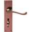 CARLISLE BRASS CBS54WCCO/BP VICTORIAN SCROLL LEVER ON BACKPLATE - BATHROOM 57MM C/C