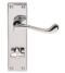 CARLISLE BRASS CBS54WCCP VICTORIAN SCROLL LEVER ON BACKPLATE - BATHROOM 57MM C/C (CONTRACT RANGE) 155MM X 40MM - PAIR