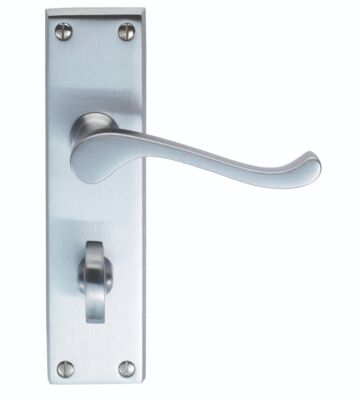 Carlisle Brass CBS54WCSC/BP Victorian Scroll Lever On Backplate – Bathroom 57mm C/C 155mm X 40mm – Pair