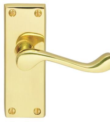 Carlisle Brass CBS55 Victorian Scroll Lever On Backplate – Latch (Contract Range) 120mm X 40mm – Pair