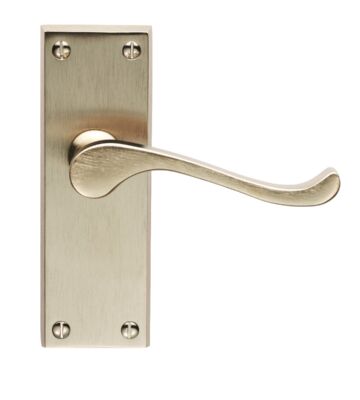 Carlisle Brass CBS55SN/BP Victorian Scroll Lever On Backplate – Latch