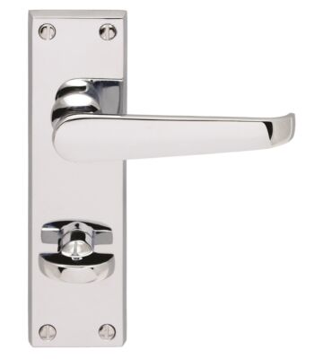 Carlisle Brass M30WCCP Victorian Lever On Backplate – Bathroom 57mm C/C 150mm X 43mm – Pair