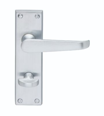 Carlisle Brass CBV30WCSC Victorian Flat Lever On Backplate – Bathroom 57mm C/C (Contract Range) 155mm X 40mm – Pair