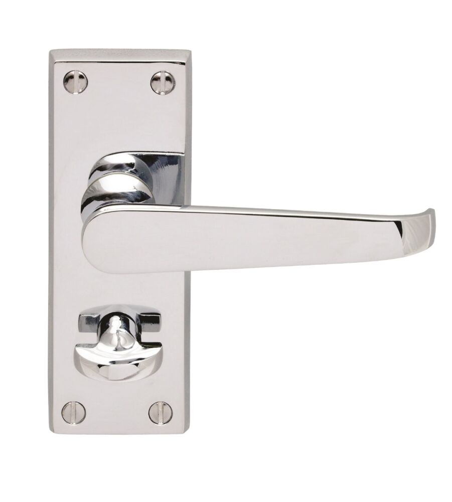 CARLISLE BRASS CBV31WCCP/BP VICTORIAN - LEVER PRIVACY FURNITURE (CONTRACT RANGE) 120MM X 40MM - PAIR