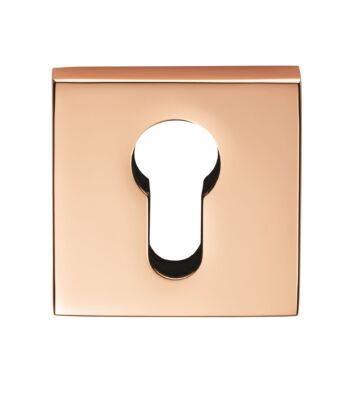 Carlisle Brass CEB001QCOP Euro Profile Escutcheons On Concealed Fix Square Rose – Mp51 50 – Pair