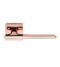 CARLISLE BRASS CEB060QCOP/WHT ZARA LEVER ON CONCEALED FIX SQUARE ROSE - MP51/PL06 50 - PAIR