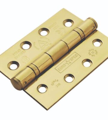 Carlisle Brass CEN1433/13PVD 102mm X 76mm X 3mm Ball Bearing Hinge – Grade 13 – ( 316 Stainless Steel) – Pair