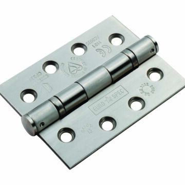 CARLISLE BRASS CEN1433/13SSS 102MM X 76MM X 3MM BALL BEARING HINGE - GRADE 13 - ( 316 STAINLESS STEEL) - PAIR