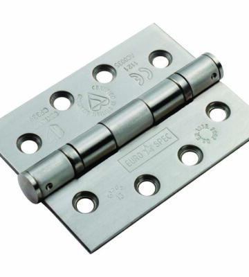 Carlisle Brass CEN1433/13SSS 102mm X 76mm X 3mm Ball Bearing Hinge – Grade 13 – ( 316 Stainless Steel) – Pair