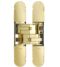 CARLISLE BRASS CI001130OTT00 1130 STARS 3D CONCEALED HINGE 134 X 24MM BRASS PLATED - SCREWS NOT SUPPLIED 134 X 24MM