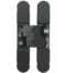 CARLISLE BRASS CI001230VNO00 1230 STARS 3D CONCEALED HINGE 130 X 30MM MATT BLACK VARNISHED - SCREWS NOT SUPPLIED  130 X 30MM