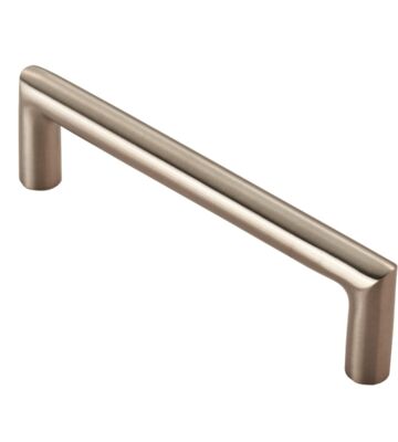 Carlisle Brass CPM1096SSS Steelworx Solid 10mm Dia. Cabinet Mitred Pull Handle (96mm C/C) G304