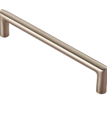 Carlisle Brass CPM1128SSS Steelworx Solid 10mm Dia. Cabinet Mitred Pull Handle (128mm C/C) G304