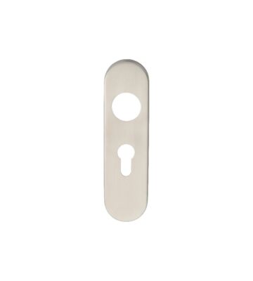 Carlisle Brass CPRE1170SSS 174 X 45 X 8mm Steelworx Radius Backplates – Lock Euro Profile (47.5mm C/C) – Pair