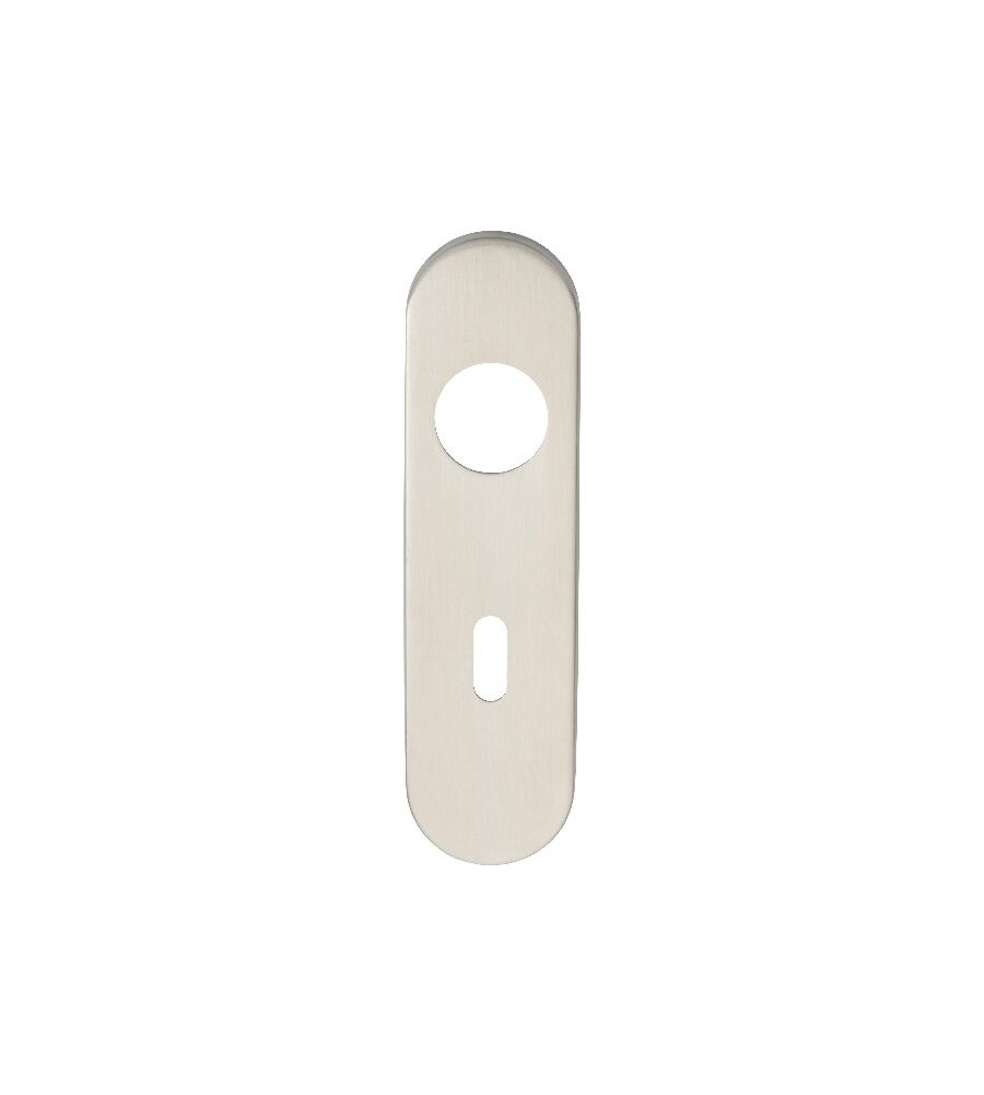 CARLISLE BRASS CPRP1170SSS 174 X 45 X 8MM STEELWORX RADIUS BACKPLATES - LOCK (57MM C/C)  - PAIR