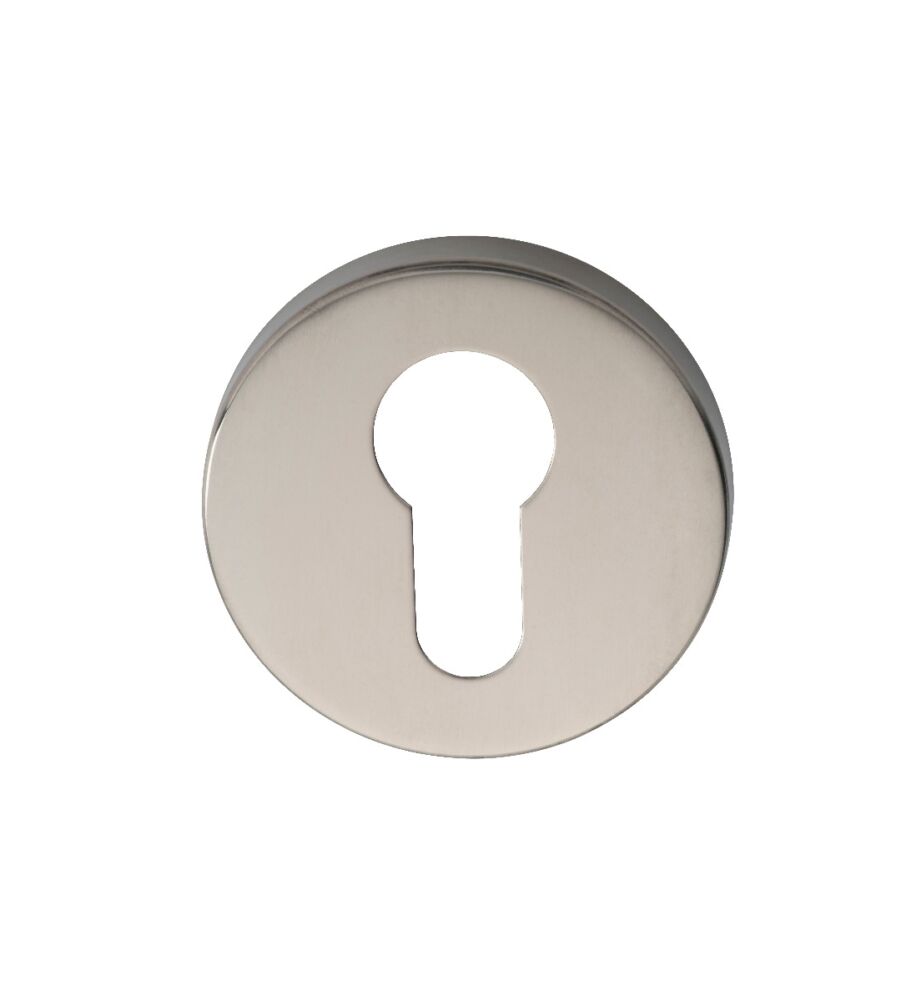 CARLISLE BRASS CSE1005BSS STEELWORX EURO PROFILE ESCUTCHEON ON CONCEALED FIX ROUND ROSE