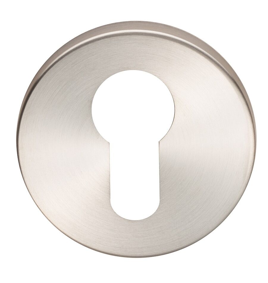 CARLISLE BRASS CSE1006SSS STEELWORX EURO PROFILE ESCUTCHEON ON CONCEALED FIX ROUND ROSE