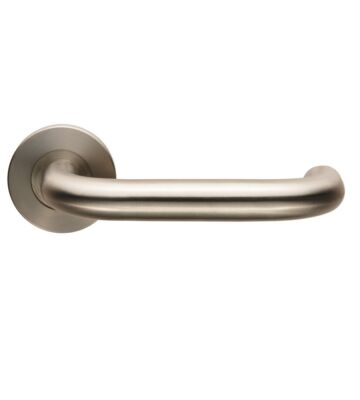 Carlisle Brass CSL1190/6SSS Nera 19mm Dia. Safety Lever On Concealed Fix 6mm Round Rose – Pair