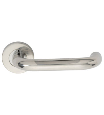 Carlisle Brass CSL1190BSS Nera 19mm Dia. Safety Lever On Concealed Fix Sprung Round Rose – Pair