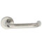 CARLISLE BRASS CSL1190BSS NERA 19MM DIA. SAFETY LEVER ON CONCEALED FIX SPRUNG ROUND ROSE - PAIR