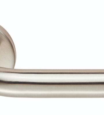 Carlisle Brass CSL1190BSS/201B Nera 19mm Dia. Safety Lever On Concealed Fix Sprung Round Rose – Pair