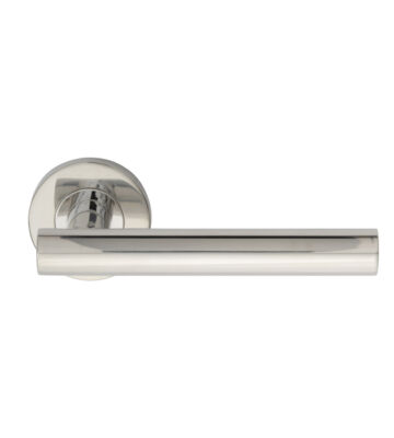 Carlisle Brass CSL1194BSS Philadelphia 19mm Dia. Lever On Concealed Fix Sprung Round Rose – Pair