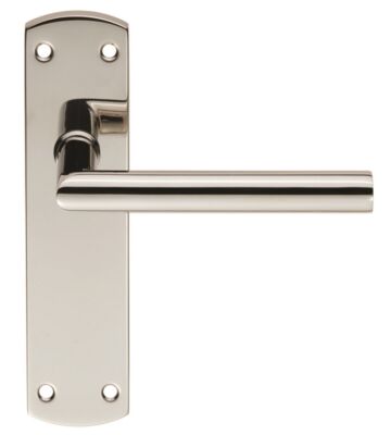 Carlisle Brass CSLP1162B/BSS Steelworx Mitred Csl Lever On Backplate – Latch 172 X 44mm Polished – Set