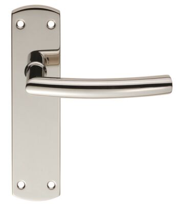 Carlisle Brass CSLP1167B/BSS Steelworx Arched Csl Lever On Backplate – Latch 172 X 44mm Polished – Set