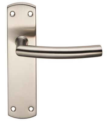 Carlisle Brass CSLP1167B/Sss Steelworx Arched Csl Lever On Backplate – Latch 172 X 44mm – Satin – Set