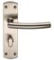 CARLISLE BRASS CSLP1167T/SSS STEELWORX ARCHED CSL LEVER ON BACKPLATE - BATHROOM 57MM C/C (172 X 44MM) -SATIN - SET