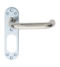 CARLISLE BRASS CSLP1190BSS 170 X 45 X 8MM STEELWORX 19MM DIA. SAFETY LEVER ON INNER STEEL BACKPLATE G201  - PAIR
