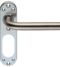 CARLISLE BRASS CSLP1191SSS 170 X 45 X 8MM STEELWORX 19MM DIA.STRAIGHT LEVER ON INNER STEEL BACKPLATE G201  - PAIR