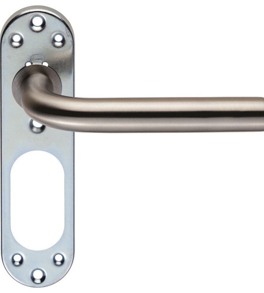 CARLISLE BRASS CSLP1191SSS 170 X 45 X 8MM STEELWORX 19MM DIA.STRAIGHT LEVER ON INNER STEEL BACKPLATE G201  - PAIR