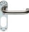 CARLISLE BRASS CSLP1190SSS 170 X 45 X 8MM STEELWORX 19MM DIA. SAFETY LEVER ON INNER STEEL BACKPLATE G201  - PAIR