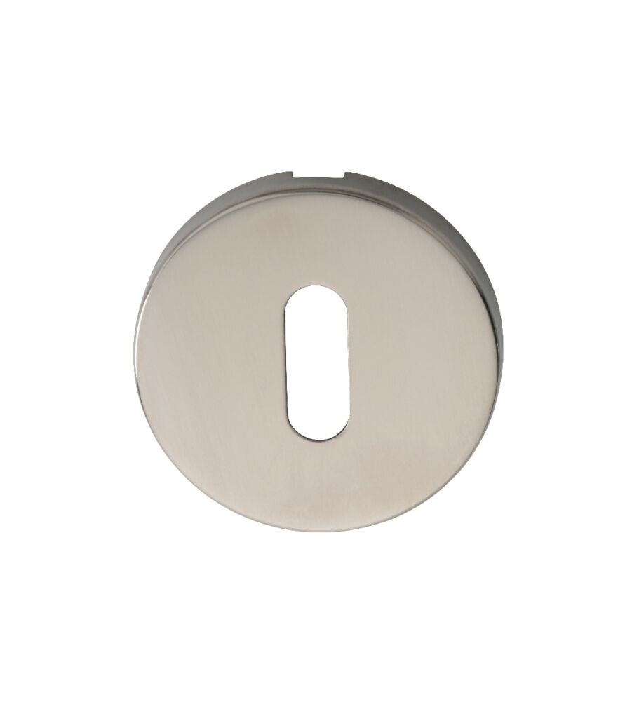 CARLISLE BRASS CSP1005BSS STEELWORX ESCUTCHEON - LOCK PROFILE ON CONCEALED FIX ROUND ROSE