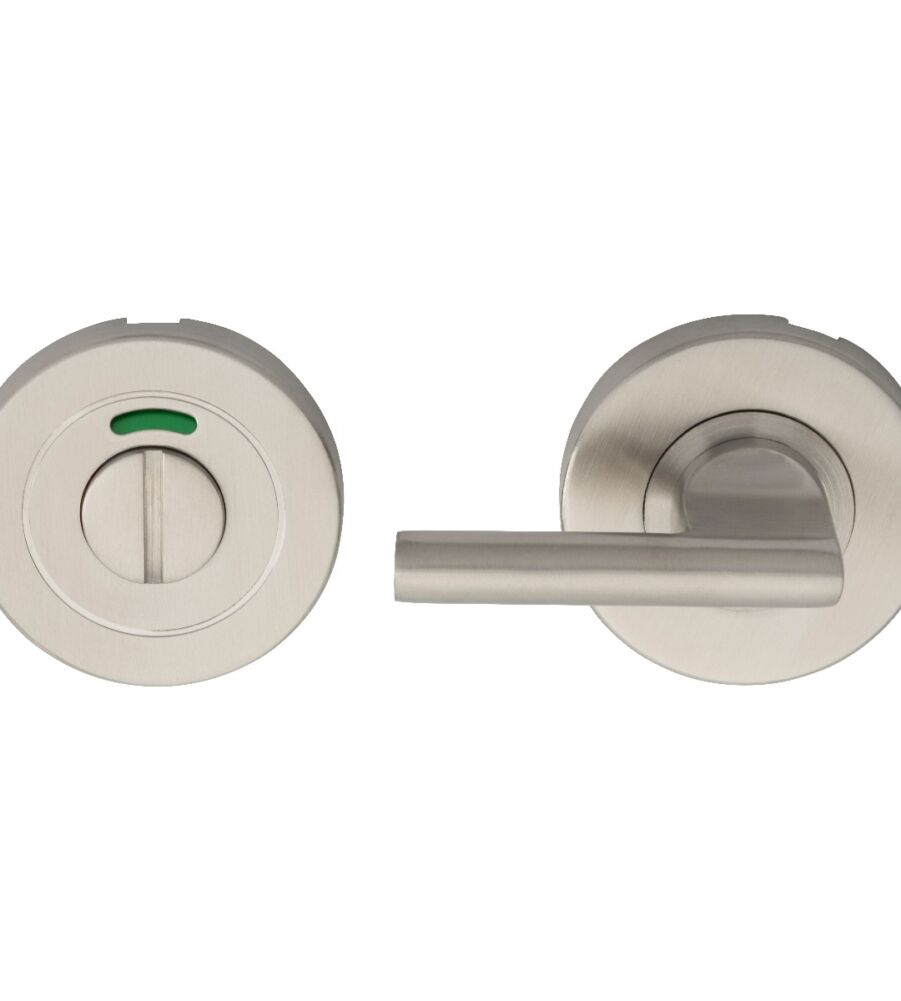 CARLISLE BRASS CST1025SSS STEELWORX TURN & RELEASE ON CONCEALED FIX ROUND ROSE (WITH/WITHOUT INDICATOR) G201  - SET