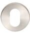 CARLISLE BRASS CSU1006SSS STEELWORX G304 ESCUTCHEON - OVAL LOCK PROFILE ON CONCEALED FIX ROUND ROSE G201 INNER   