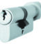 CARLISLE BRASS CYA71360SC MP5 60MM EURO CYLINDER & TURN - KTD - (ARCHITECTURAL)