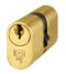 CARLISLE BRASS CYA72270PB MP5 70MM OVAL DOUBLE CYLINDER - KTD - (ARCHITECTURAL)
