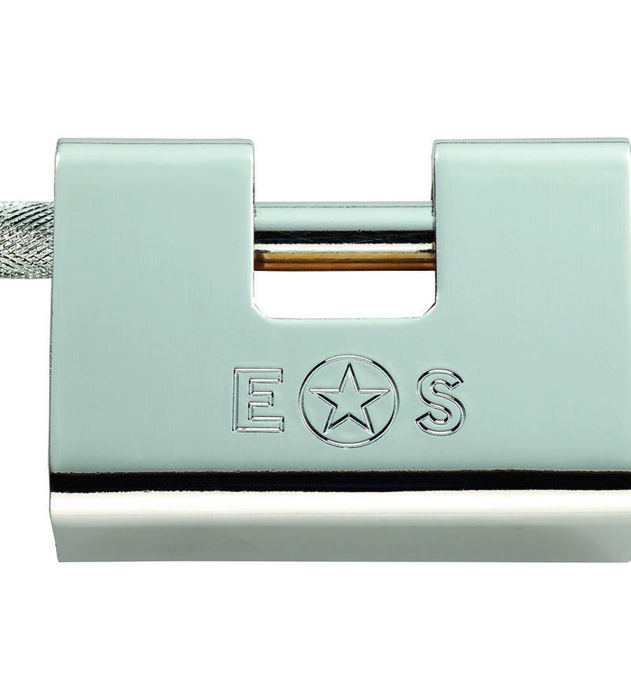 CARLISLE BRASS CYPLB3080SS/BP 80MM ARMOUR BLOCK STAINLESS STEEL PADLOCK 3 KEYED TO DIFFER