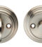 CARLISLE BRASS DK12SN DELAMAIN TURN & RELEASE ON ROUND ROSE (4.9 X 67MM SPINDLE) - (FACE FIX) 55MM - SET