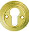 CARLISLE BRASS DK1 DELAMAIN - ESCUTCHEON EURO PROFILE ROUND FACE FIX 55MM