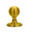 CARLISLE BRASS DK37C DELAMAIN REEDED KNOB (CONCEALED FIX) C/W LOCATING WASHER 51MM - PAIR