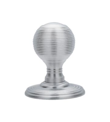 Carlisle Brass DK37CSC Delamain Reeded Knob (Concealed Fix) C/W Locating Washer 51mm – Pair
