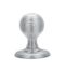 CARLISLE BRASS DK37CSC DELAMAIN REEDED KNOB (CONCEALED FIX) C/W LOCATING WASHER 51MM - PAIR