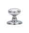 CARLISLE BRASS DK39CCP DELAMAIN RINGED KNOB (CONCEALED FIX) - PAIR