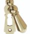 CARLISLE BRASS DK4 ESCUTCHEON - LOCK PROFILE COVERED FACE FIX LARGE 73MM X 24MM