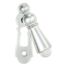 CARLISLE BRASS DK4CP ESCUTCHEON - LOCK PROFILE COVERED FACE FIX LARGE 73MM X 24MM