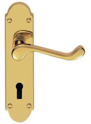 Carlisle Brass DL168/BP Oakley Lever On Backplate – Lock 57mm C/C – Pair